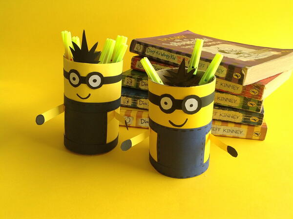 Paper Towel Roll Minions Craft Paper Towel Roll Minions Craft