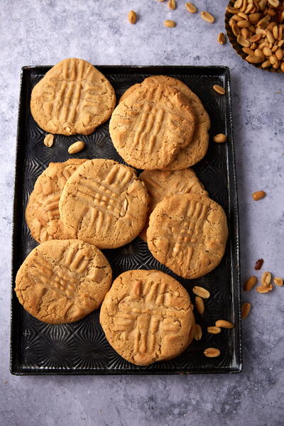 Crunchy Peanut Butter Cookies Crunchy Peanut Butter Cookies