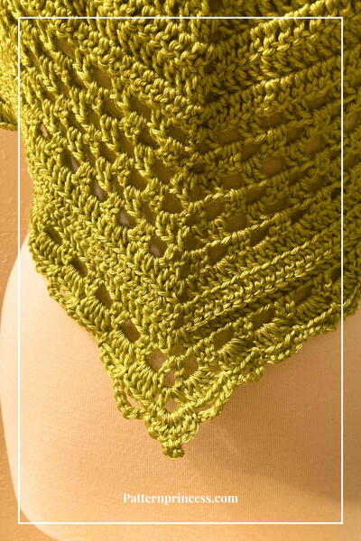 Fun Fresh Triangle Shawl Crochet Pattern Fun Fresh Triangle Shawl Crochet Pattern