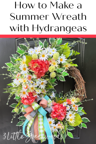 How To Make A Summer Wreath With Hydrangeas