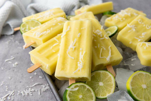 Easy Coconut Lime Pineapple Popsicles Recipe Easy Coconut Lime Pineapple Popsicles Recipe