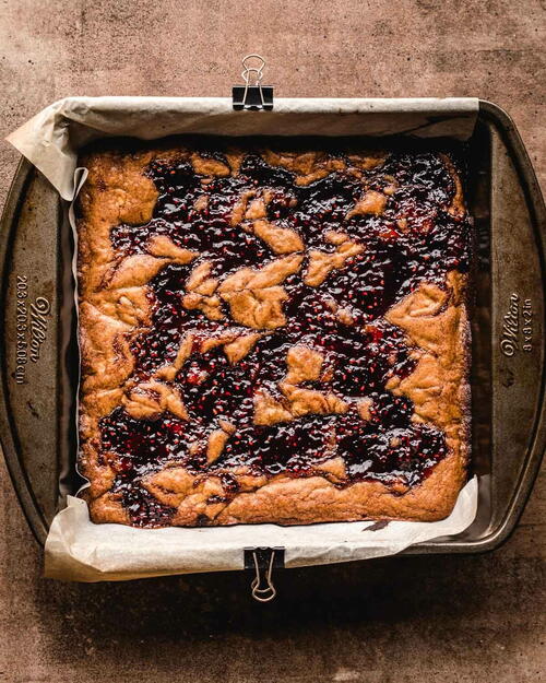 White Chocolate And Raspberry Blondies White Chocolate And Raspberry Blondies