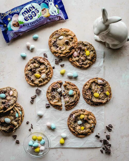 Mini Egg Cookies Mini Egg Cookies
