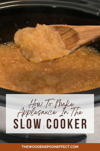 How To Make Applesauce In A Slow Cooker How To Make Applesauce In A Slow Cooker