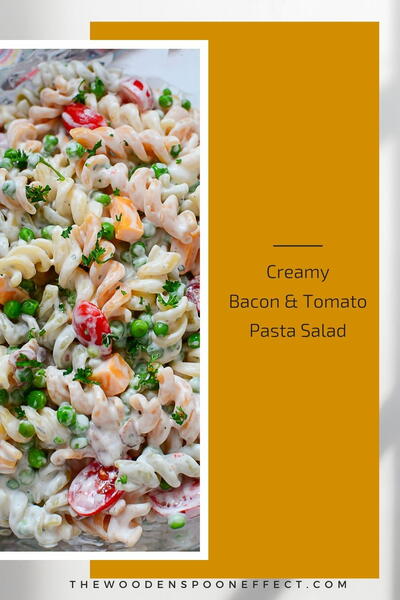 Creamy Bacon And Tomato Pasta Salad Creamy Bacon And Tomato Pasta Salad