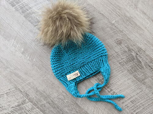 Newborn Baby Cap With Earflaps Newborn Baby Cap With Earflaps