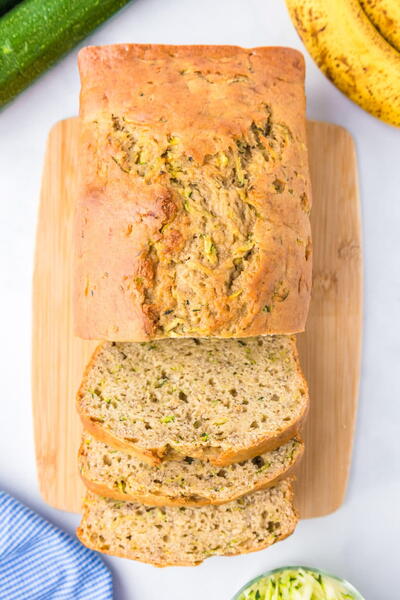 Easy Zucchini Banana Bread Easy Zucchini Banana Bread