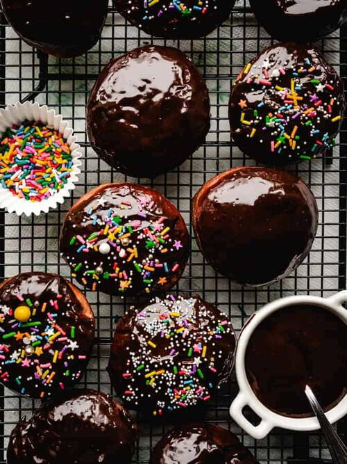 Homemade Chocolate Glazed Donuts Homemade Chocolate Glazed Donuts