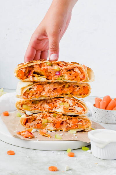 Buffalo Chicken Crunch Wrap Buffalo Chicken Crunch Wrap