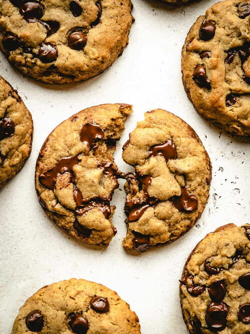 Vegan Oatmeal Chocolate Chip Cookies Vegan Oatmeal Chocolate Chip Cookies