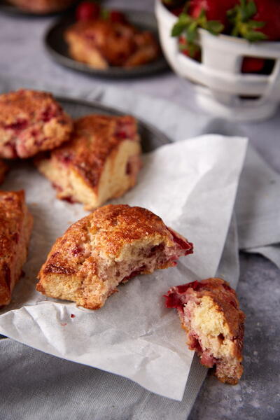 Strawberry Scones Strawberry Scones