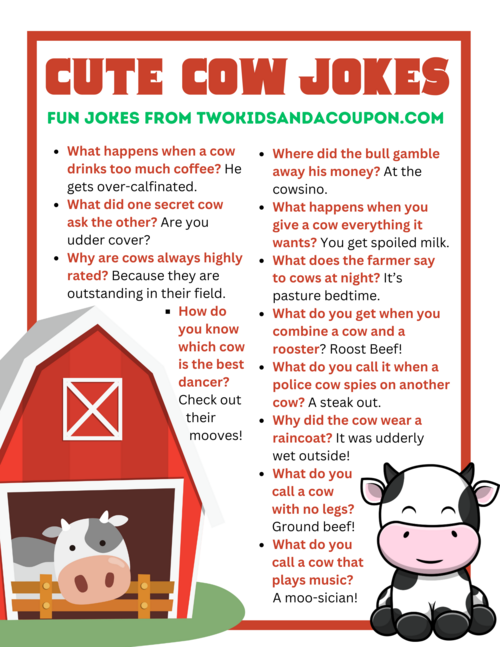 Cute Cow Jokes For Kids Cute Cow Jokes For Kids