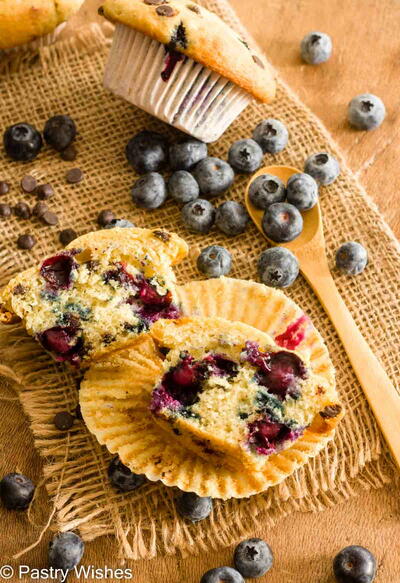 Blueberry Chocolate Chip Muffins