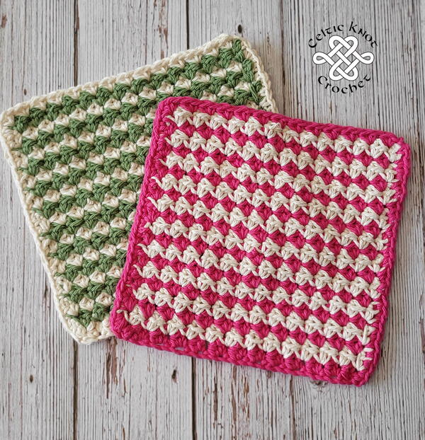 Two Color Dishcloth Two Color Dishcloth