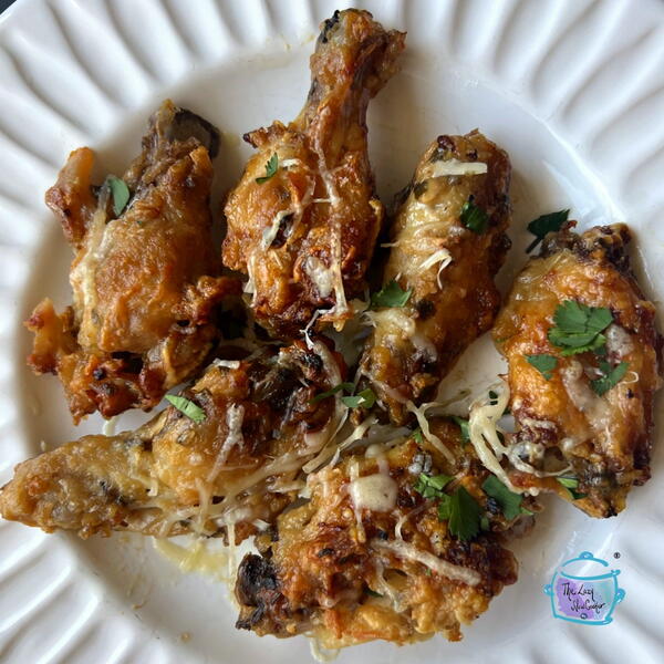 Slow Cooker Garlic Parmesan Wings Slow Cooker Garlic Parmesan Wings