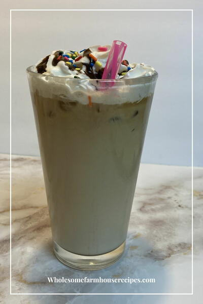 Dunkin Donuts Iced Cake Batter Latte Copycat Dunkin Donuts Iced Cake Batter Latte Copycat