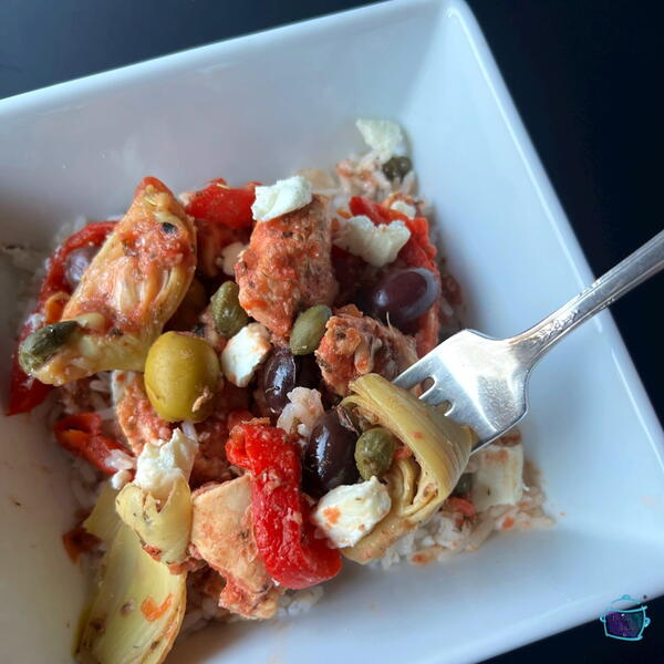 Slow Cooker Mediterranean Chicken Slow Cooker Mediterranean Chicken