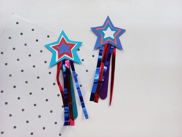4th Of July Star Wand 4th Of July Star Wand