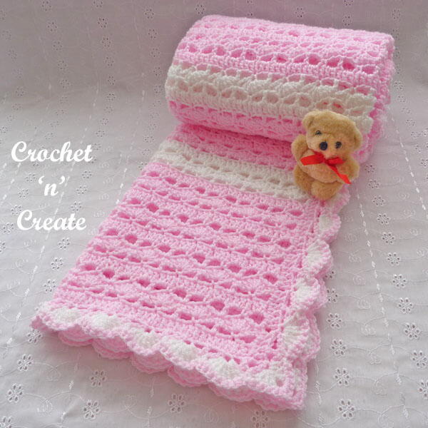 Sweetheart Shell Baby Blanket Sweetheart Shell Baby Blanket