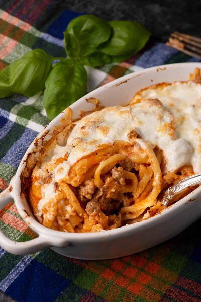 Baked Spaghetti With Vodka Sauce Baked Spaghetti With Vodka Sauce