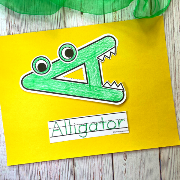 A Is For Alligator Alphabet Craft A Is For Alligator Alphabet Craft