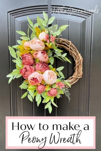 How To Make A Peony Wreath How To Make A Peony Wreath