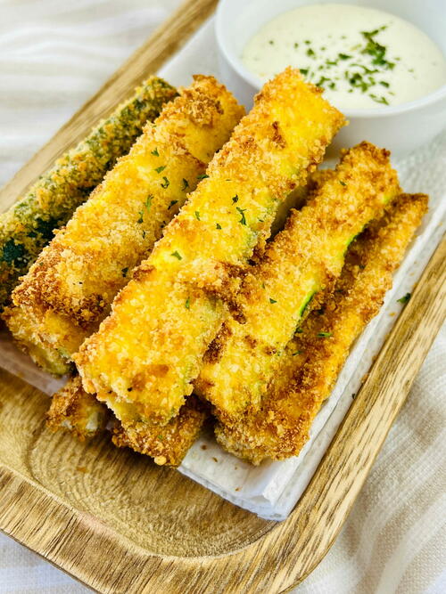 Oven Baked Zucchini Sticks Oven Baked Zucchini Sticks
