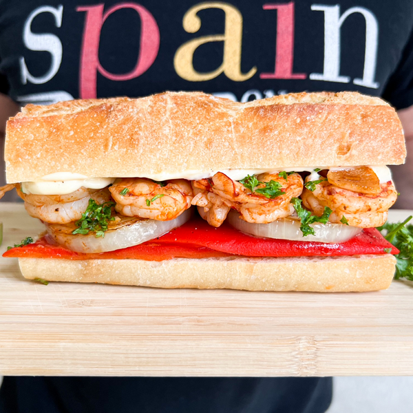 Spanish Shrimp And Pepper Bocadillo Seriously Good Shrimp Sandwich Spanish Shrimp And Pepper Bocadillo | Seriously Good Shrimp Sandwich