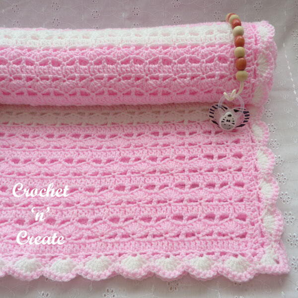 Sweetheart Shell Baby Blanket Sweetheart Shell Baby Blanket