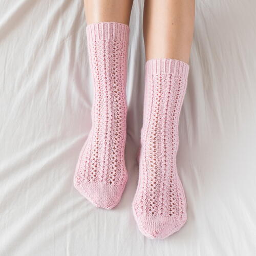 Orchid Socks Knitting Pattern Orchid Socks Knitting Pattern