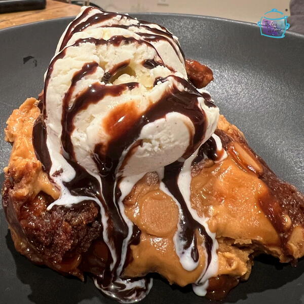 Slow Cooker Chocolate Peanut Butter Spoon Brownies Slow Cooker Chocolate Peanut Butter Spoon Brownies