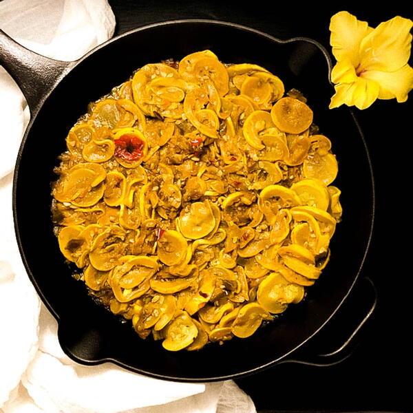 Cajun Smothered Yellow Squash Cajun Smothered Yellow Squash