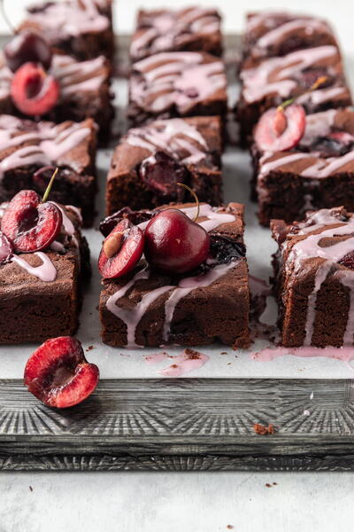 Chocolate Cherry Brownies Chocolate Cherry Brownies