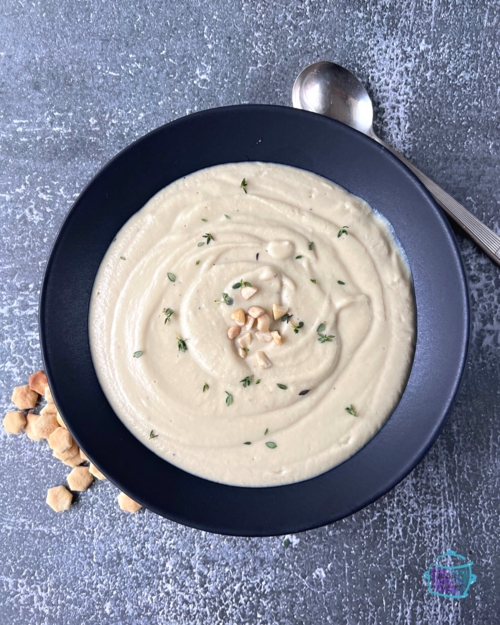 Slow Cooker Creamy Cauliflower Soup dairy Free Recipe Slow Cooker Creamy Cauliflower Soup (dairy Free Recipe!)