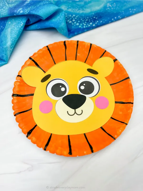 Lion Paper Plate Craft Lion Paper Plate Craft
