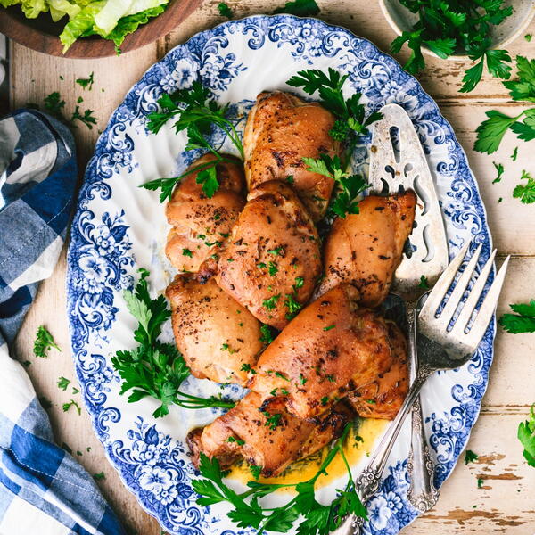 Marinated Baked Boneless Chicken Thighs Marinated Baked Boneless Chicken Thighs