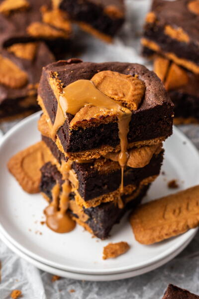Lotus Biscoff Brownies Lotus Biscoff Brownies