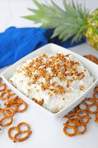 Pineapple Pretzel Fluff Dip Pineapple Pretzel Fluff Dip