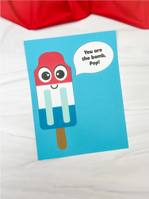Fathers Day Popsicle Craft Father's Day Popsicle Craft