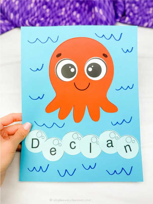 Octopus Name Craft Octopus Name Craft