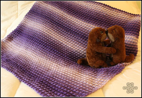 Ombre Bubble Baby Blanket