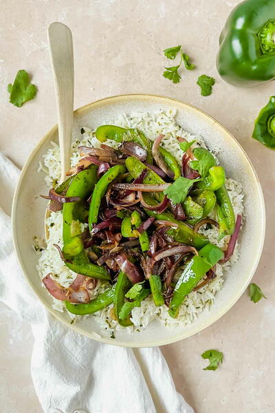 Copycat Chipotle Fajita Veggies Copycat Chipotle Fajita Veggies