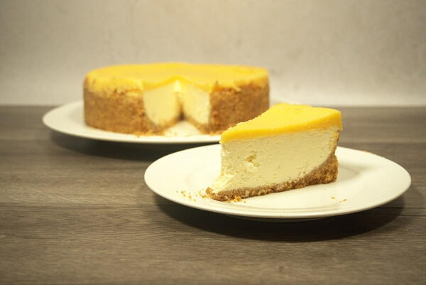 Baked Lemon Cheesecake Baked Lemon Cheesecake