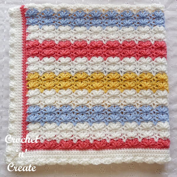 Four Colour Baby Blanket Four Colour Baby Blanket