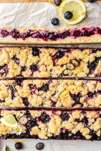 Blueberry Shortbread Crumble Bars Blueberry Shortbread Crumble Bars