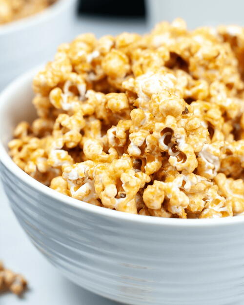 Caramel Instant Pot Popcorn