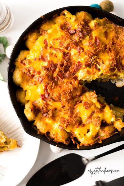 Tater Tot Breakfast Pizza Tater Tot Breakfast Pizza