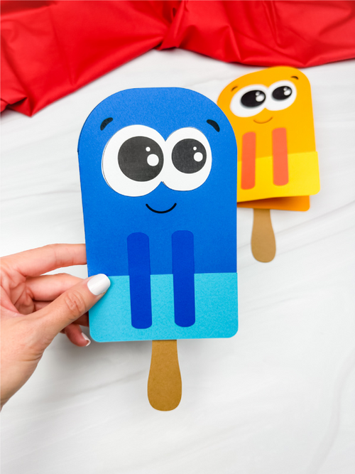 Popsicle Fathers Day Card Popsicle Father's Day Card