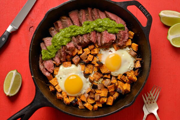 Steak And Eggs On The Grill Steak And Eggs On The Grill