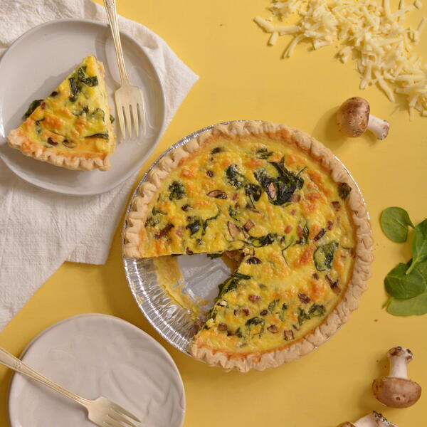 Mushroom Quiche With Ham Mushroom Quiche With Ham